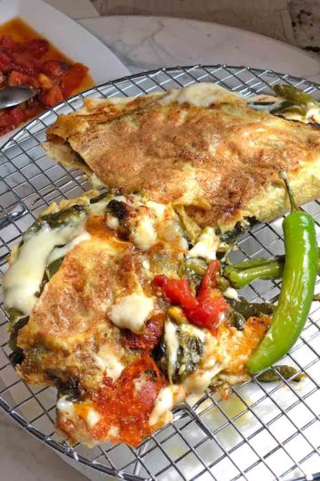 Cooling rack for Chiles rellenos recipe