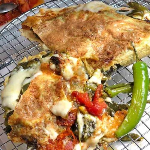 Cooling rack for Chiles rellenos recipe
