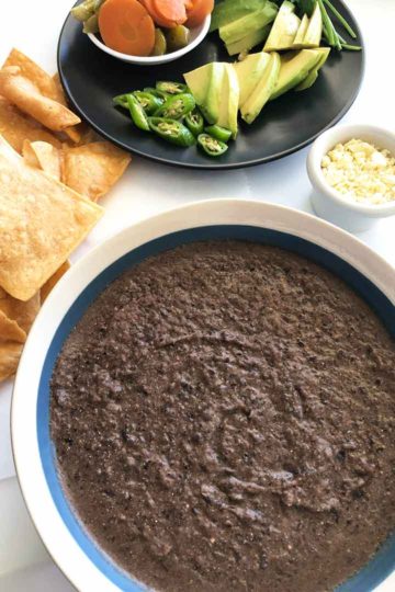 black bean dip