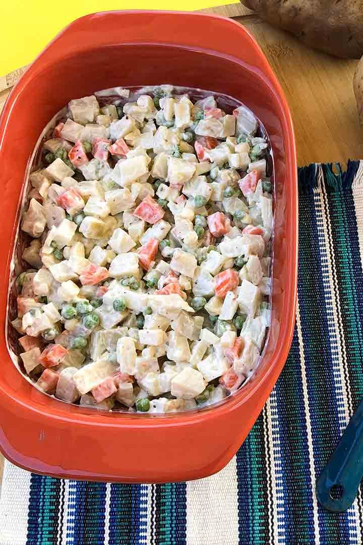 Ensalada Rusa (Potato Salad) - LatinasQueComen Recipes