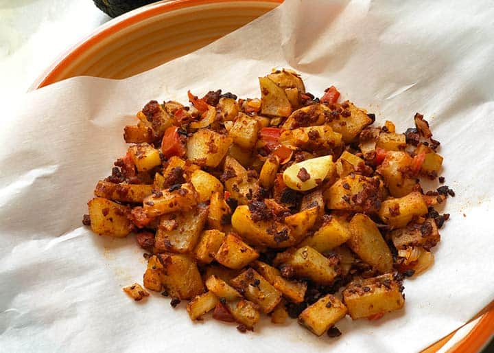 Cooked-Chorizo-and-Papas