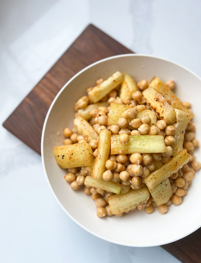 Garbanzo Bean Snack (Healthy Salad)