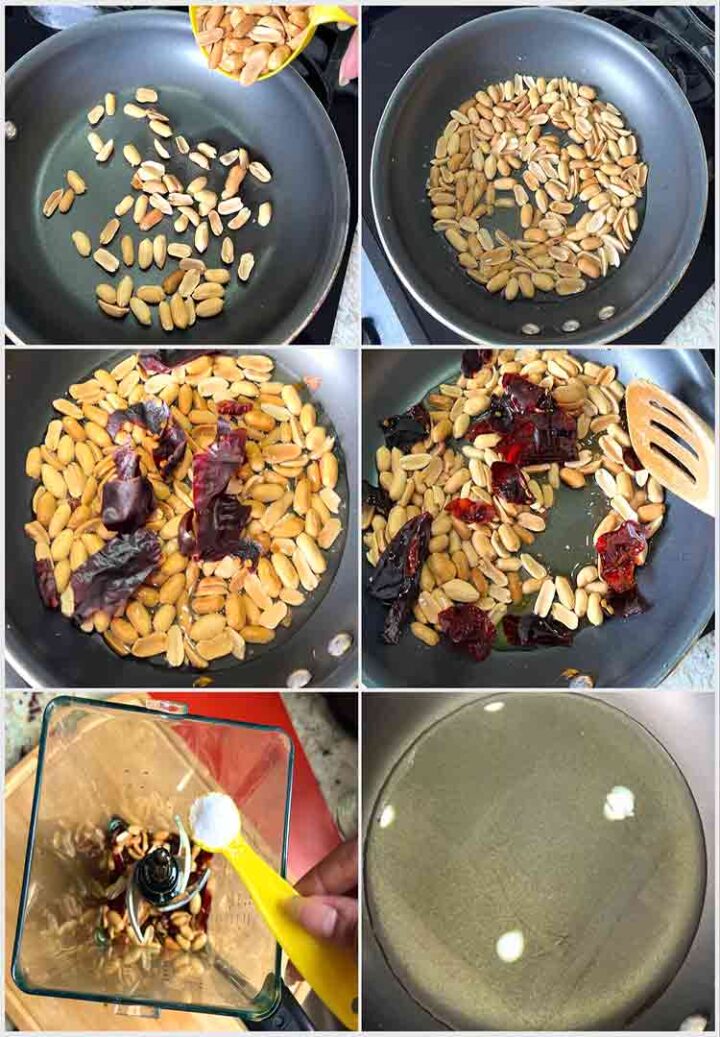 Process steps to make the salsa guided.