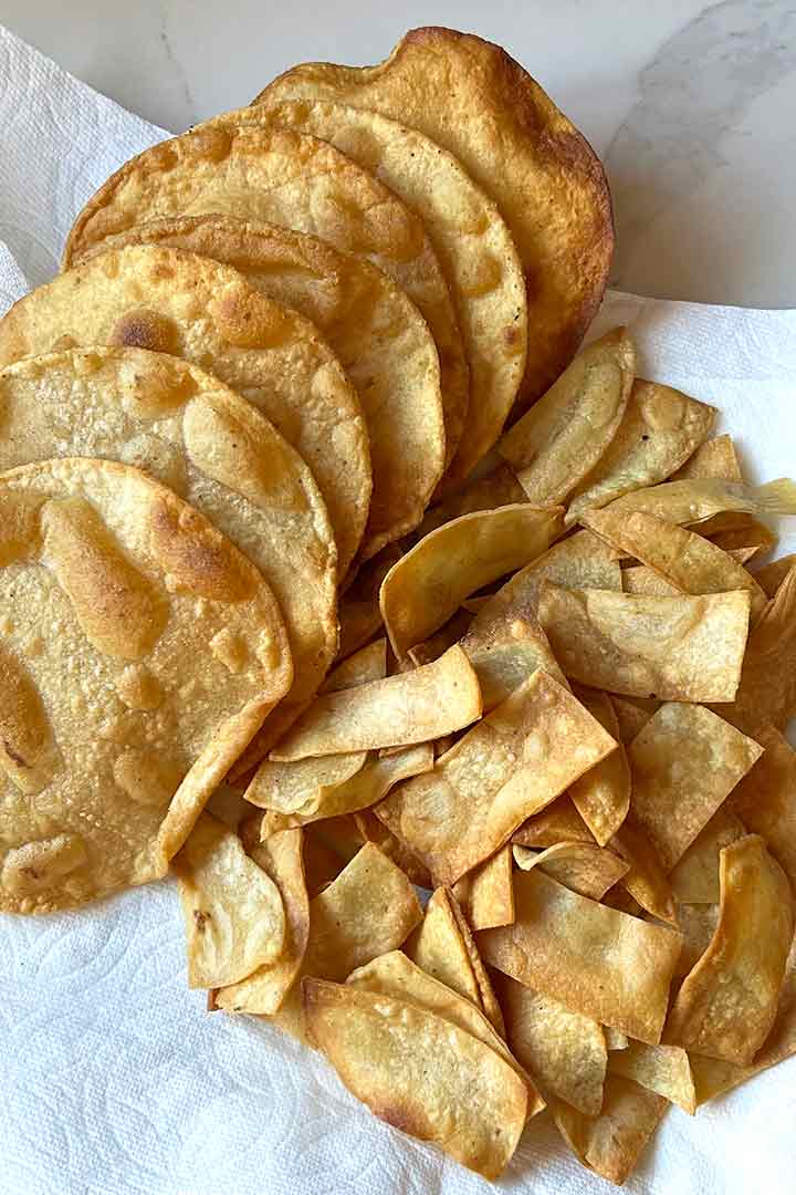 How to fry Tortilla Chips and tostadas at Home final.