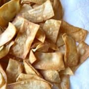 How to Fry Tortillas for homemade chips post.