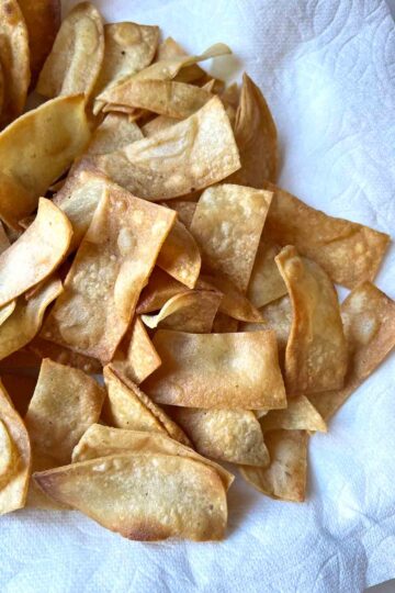 How to Fry Tortillas for homemade chips post.