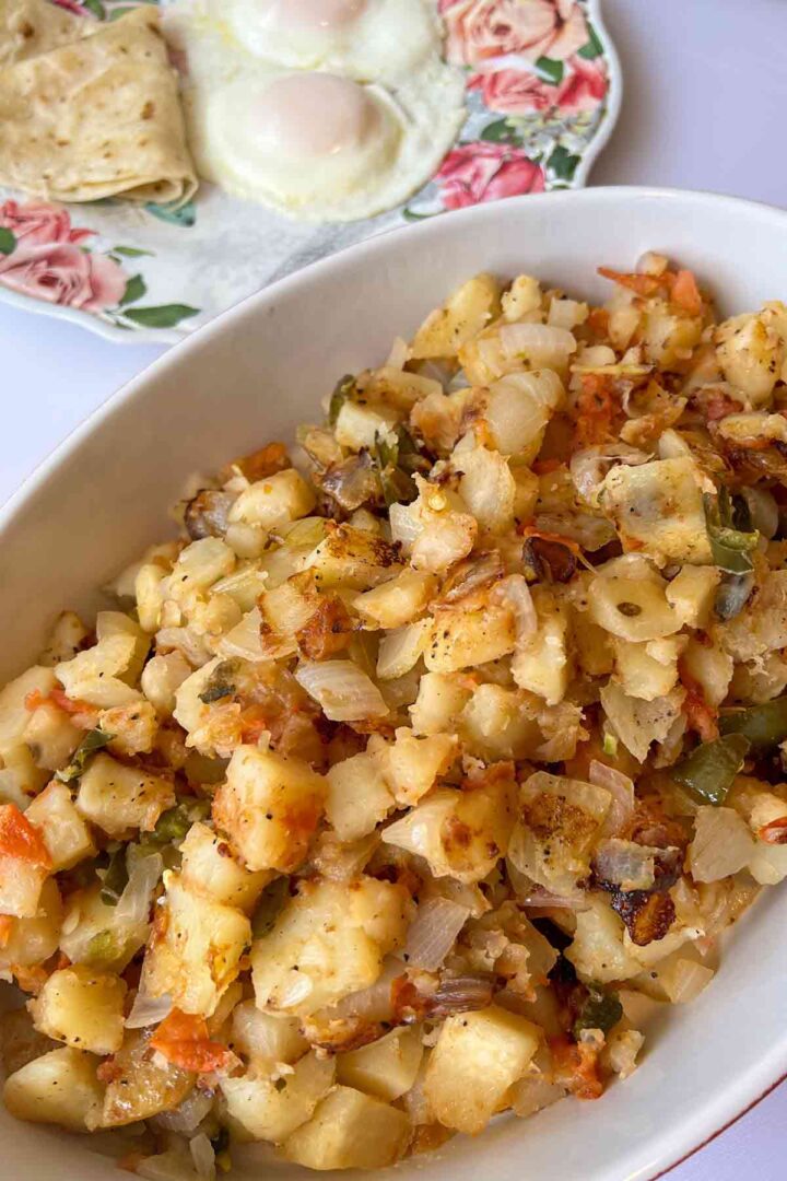 Mexican Style Potatoes recipe post. 1