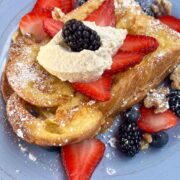 French Toast recipe with Fresh Berries and Strawberries post.