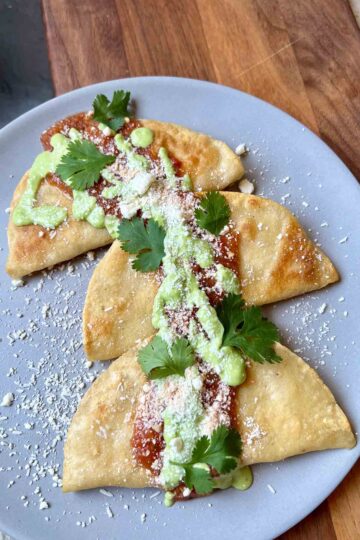 Crispy Potato Tacos Recipe.