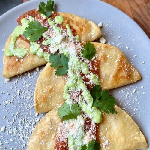 Crispy Potato Tacos Recipe.